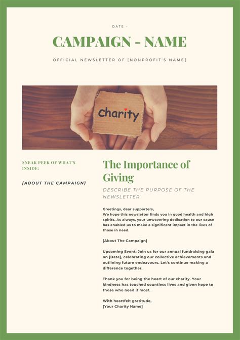 How To Craft A Nonprofit Newsletter: Best Practices & Nonprofit .